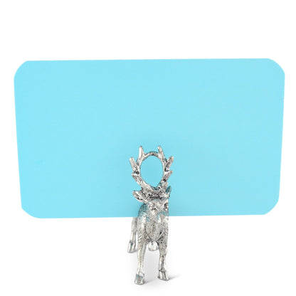 Pewter Deer Place Card Holder