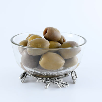 Acorn &amp; Oak Leaf Dip Bowl