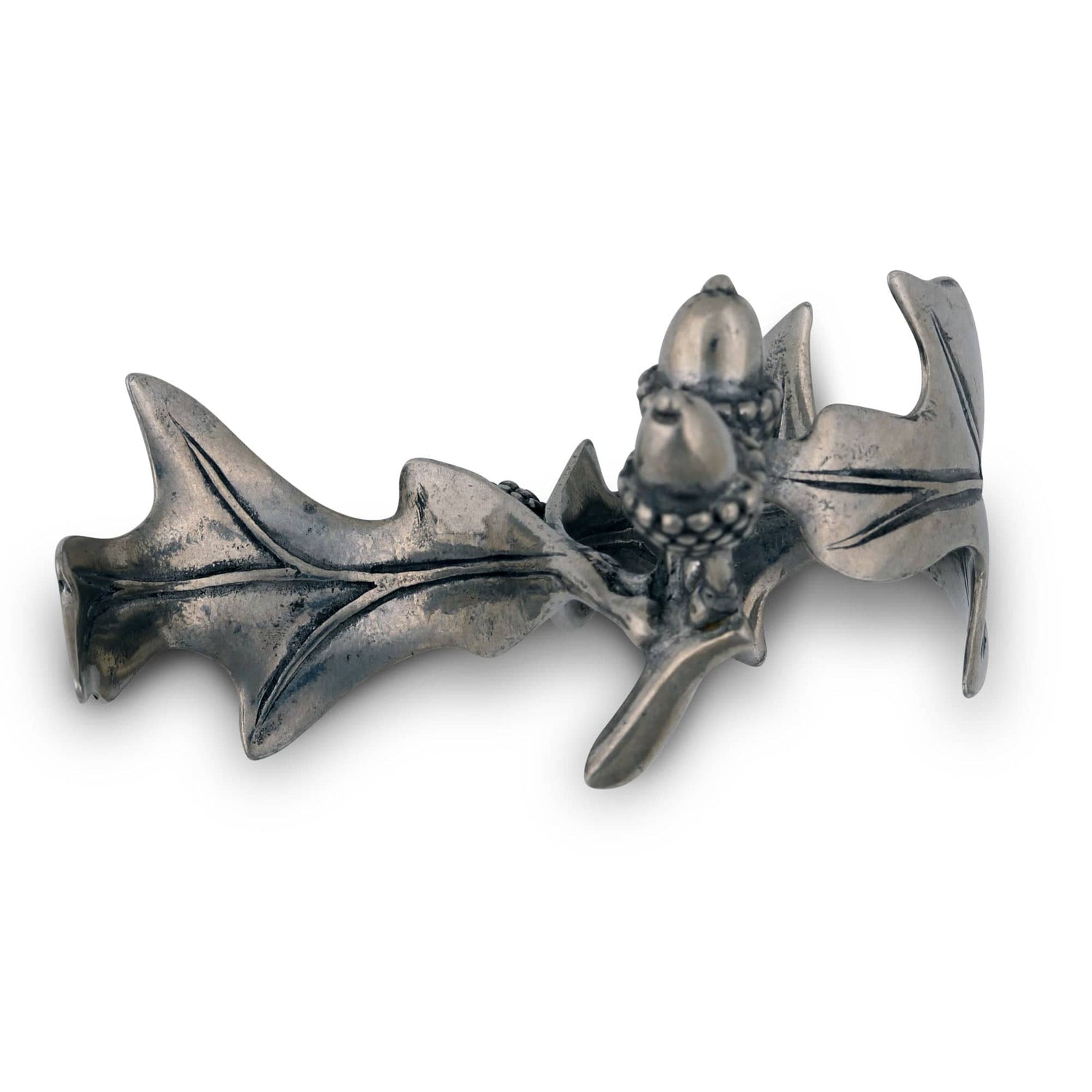 Pewter Acorn &amp; Oak Leaf Napkin Ring