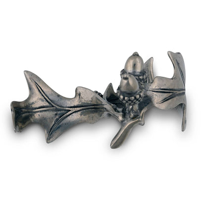 Pewter Acorn &amp; Oak Leaf Napkin Ring