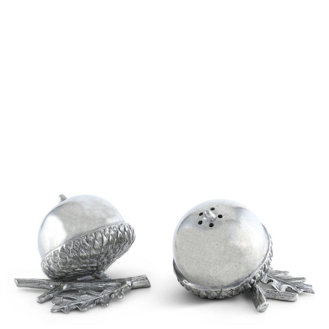 Pewter Acorn Salt &amp; Pepper Set