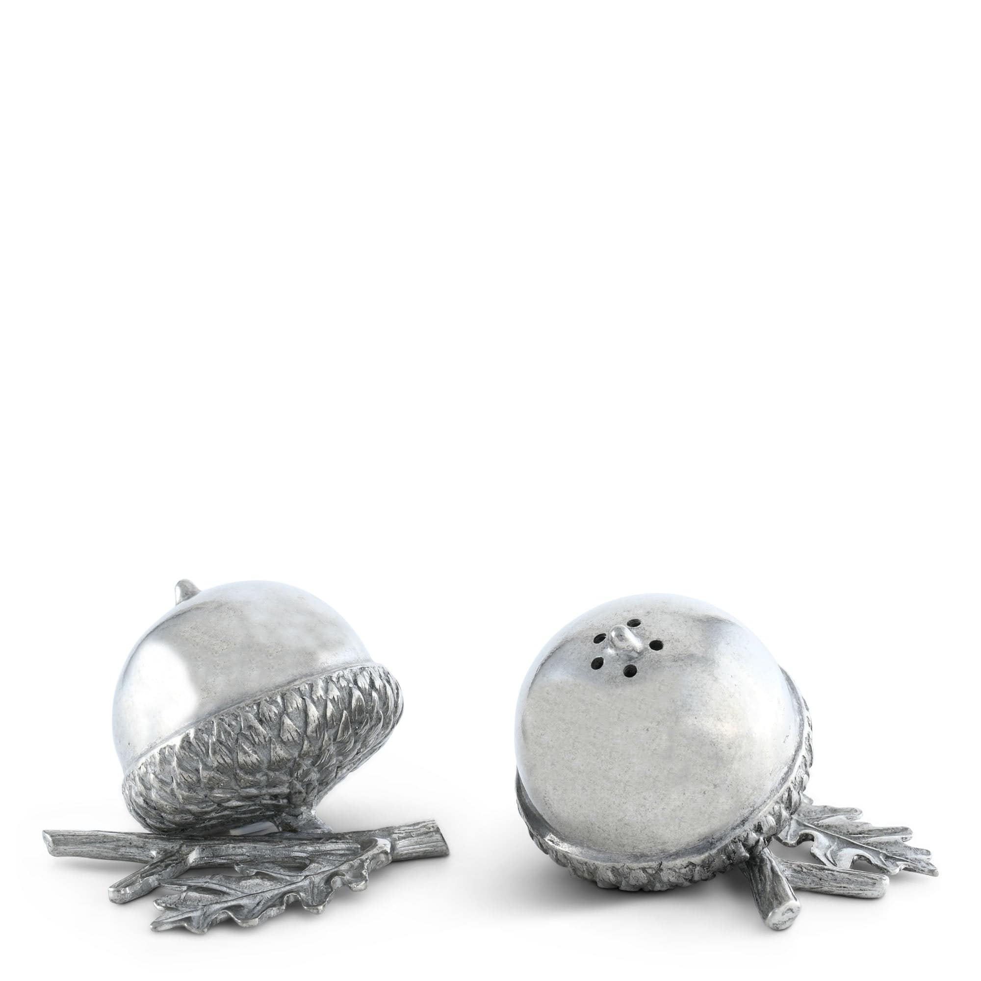 Pewter Acorn Salt &amp; Pepper Set