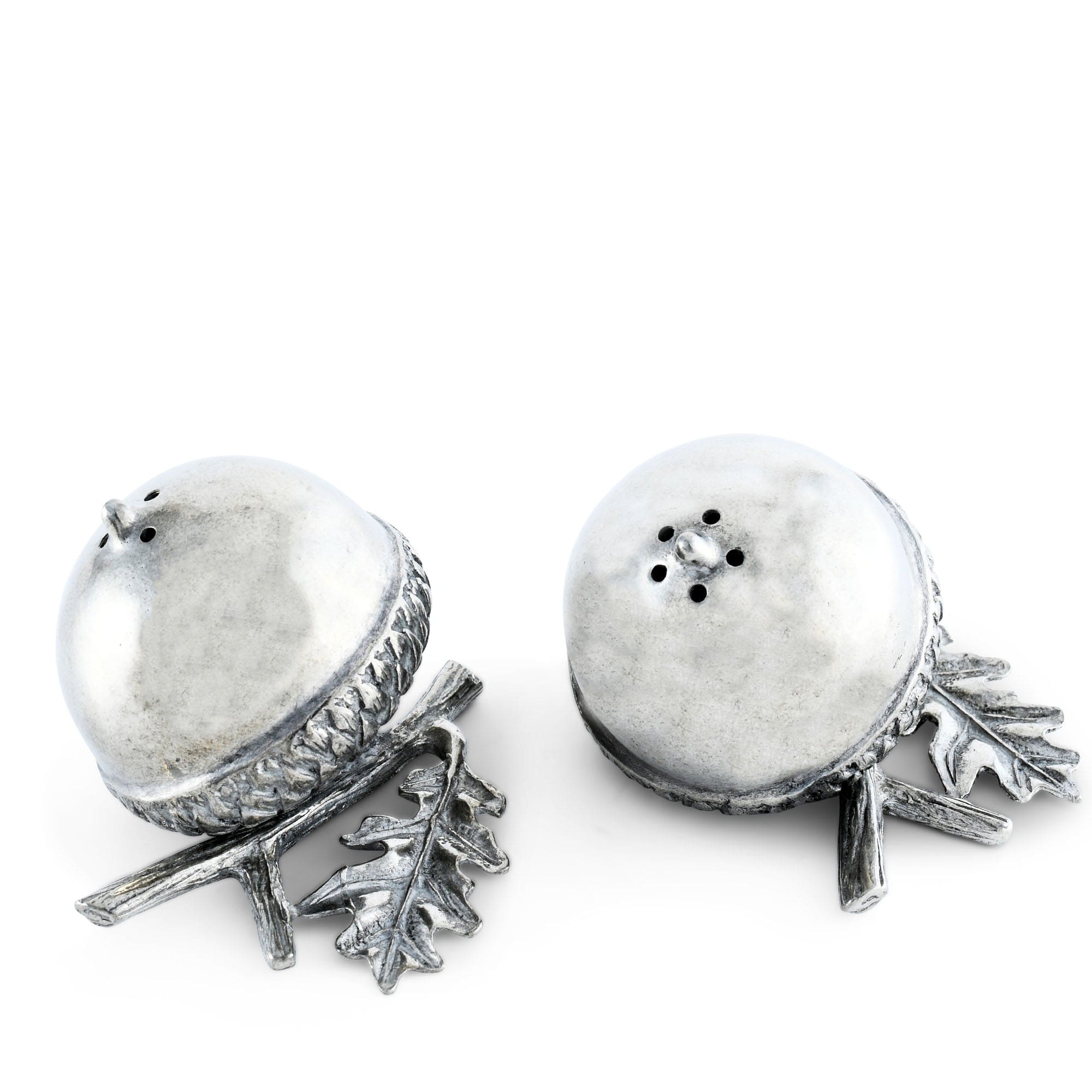 Pewter Acorn Salt &amp; Pepper Set
