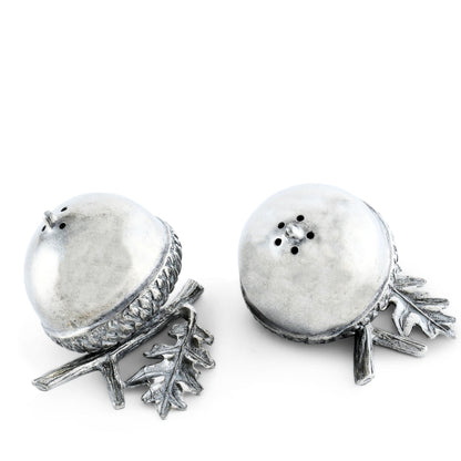 Pewter Acorn Salt &amp; Pepper Set