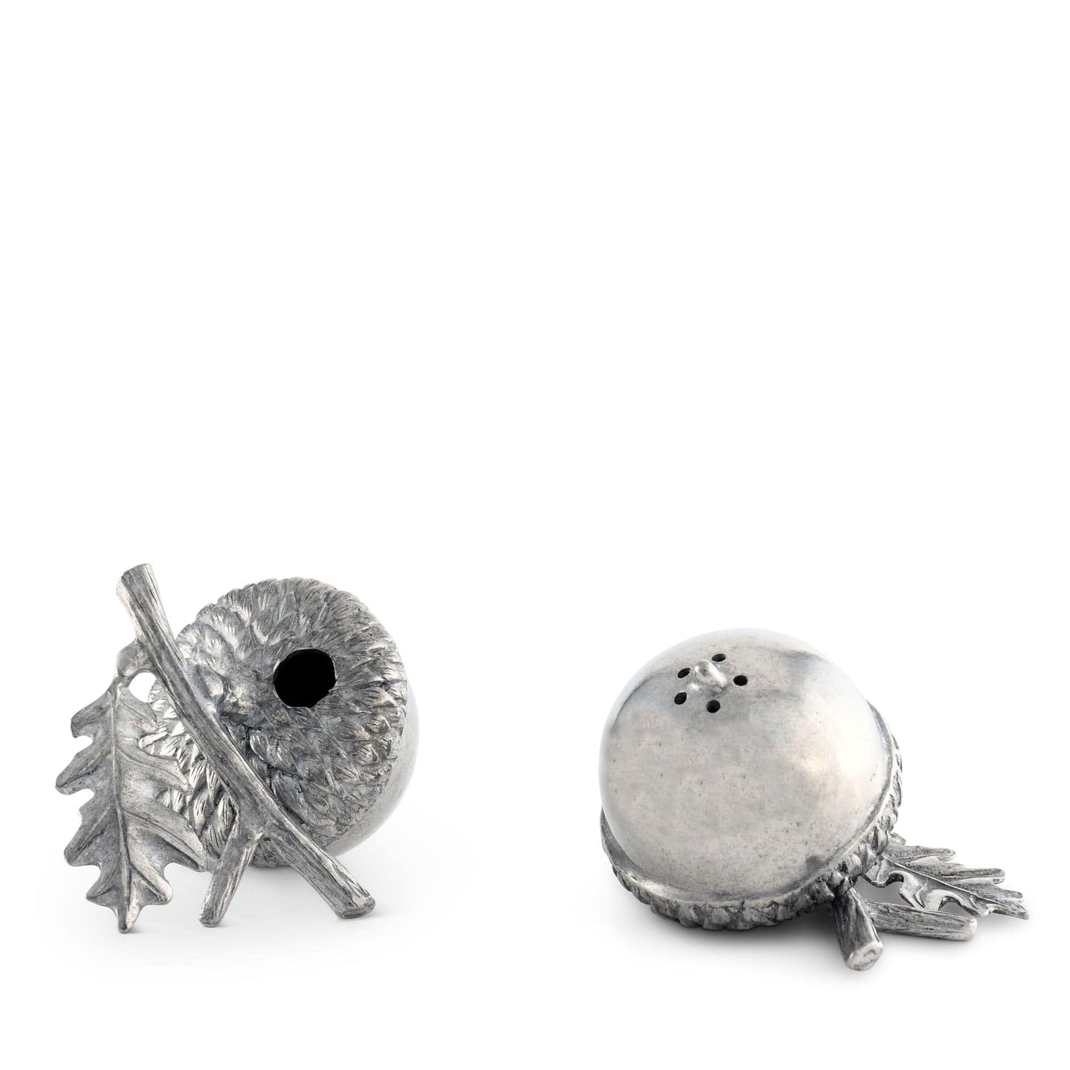 Pewter Acorn Salt &amp; Pepper Set