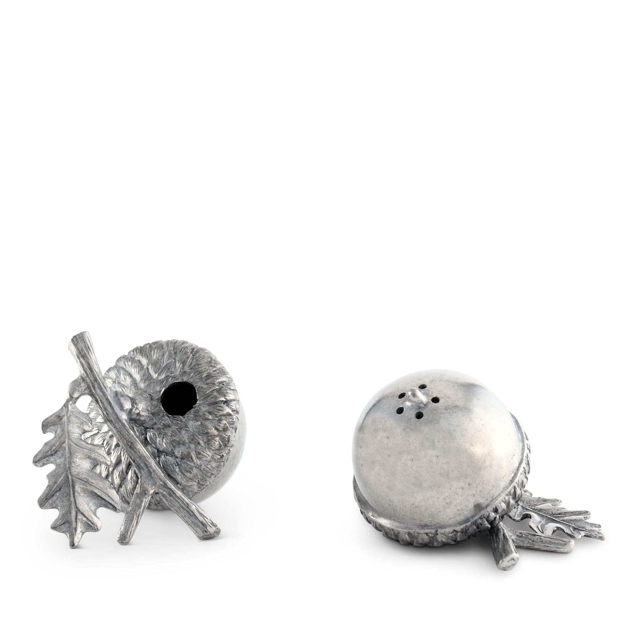 Pewter Acorn Salt &amp; Pepper Set