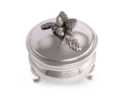 Pewter Acorn  Sauce Bowl