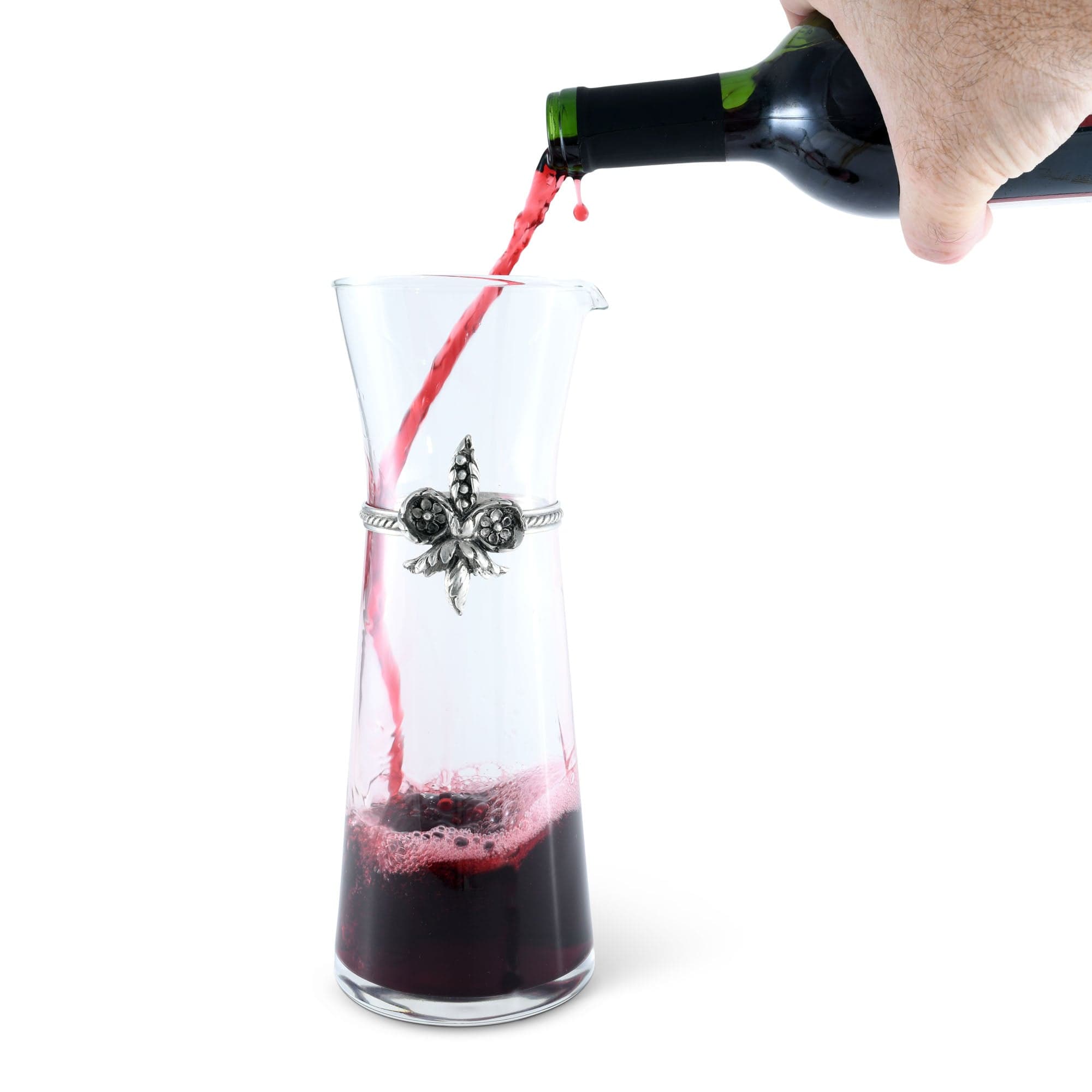 Vagabond House Fleur de Lis Wine Carafe - Thumbnail 3