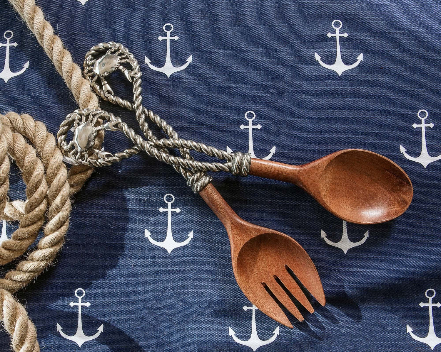 Crab &amp; Rope Salad Server Set