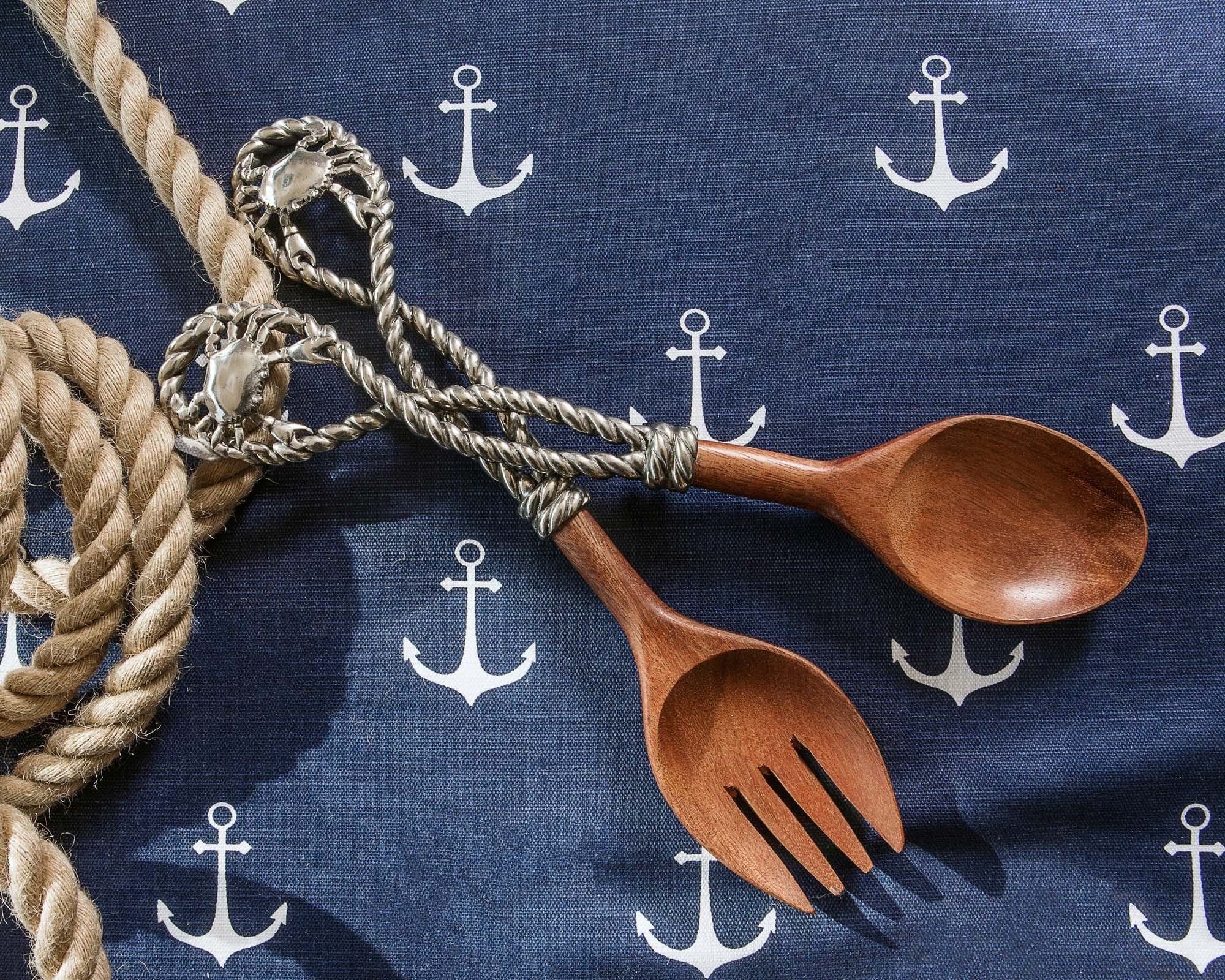 Crab &amp; Rope Salad Server Set
