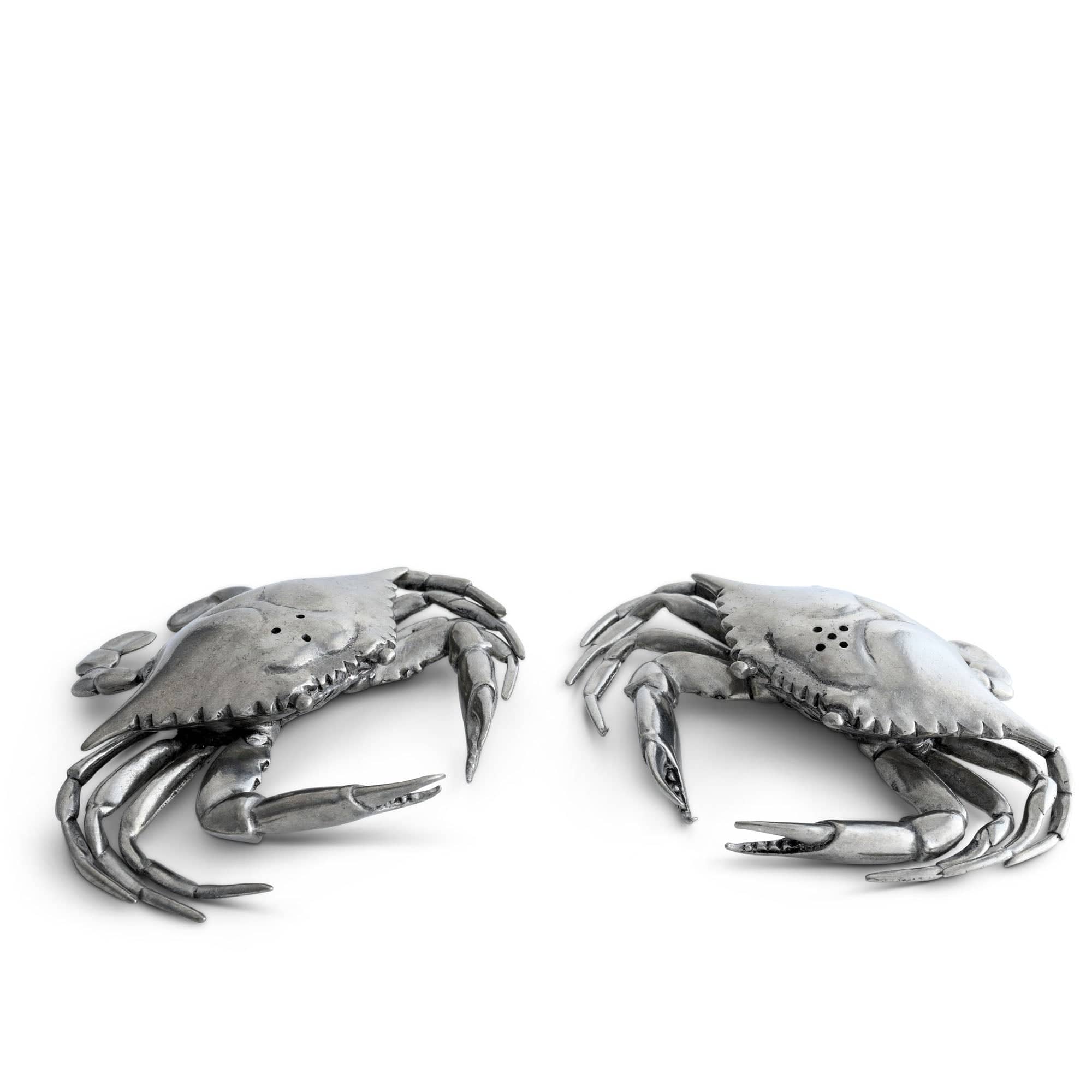 Pewter Blue Crabs Salt &amp; Pepper Set