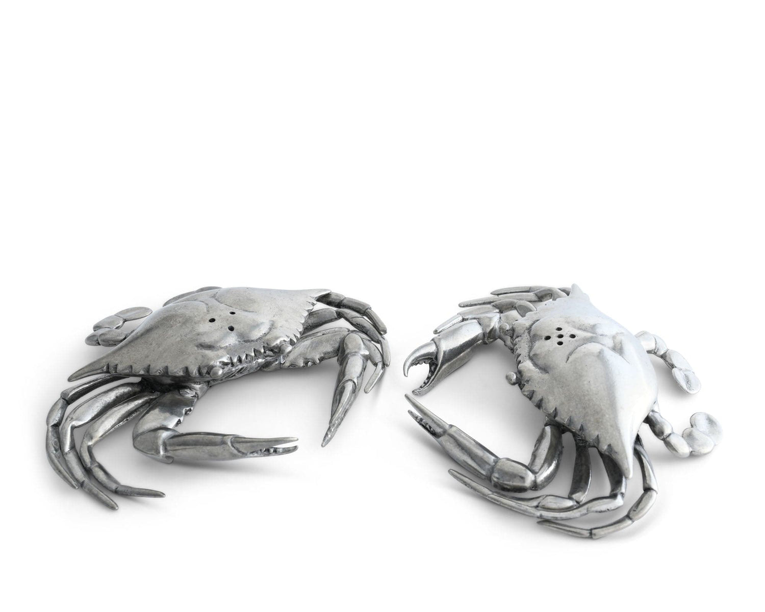 Pewter Blue Crabs Salt &amp; Pepper Set