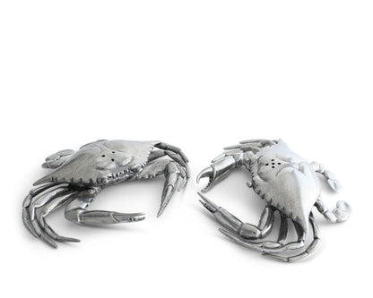 Pewter Blue Crabs Salt &amp; Pepper Set