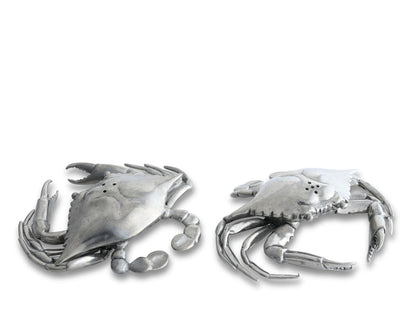 Pewter Blue Crabs Salt &amp; Pepper Set
