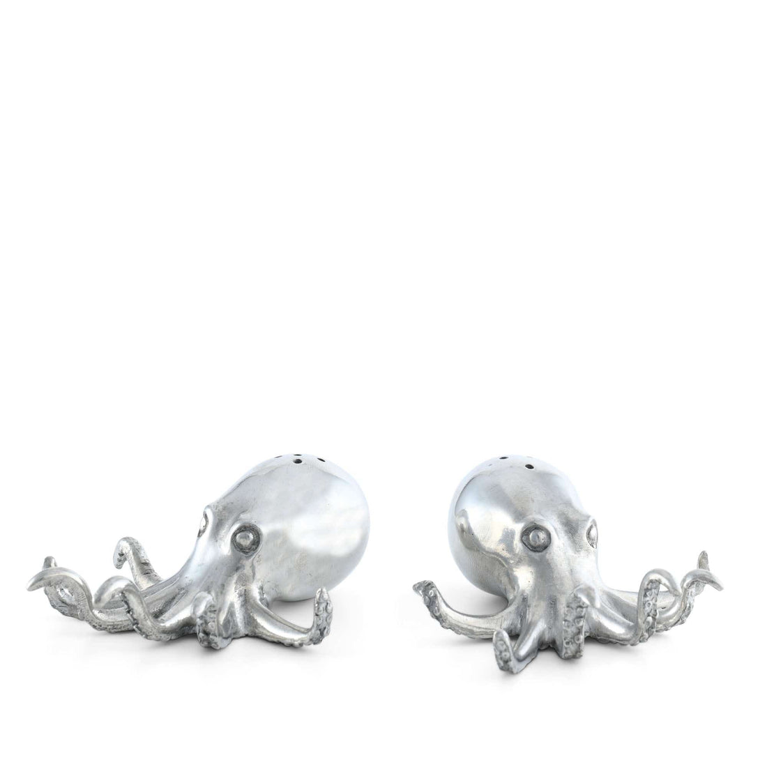 Pewter Octopus Salt &amp; Pepper Set