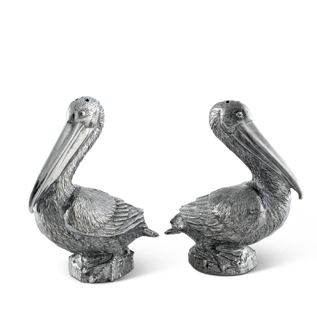 Pewter Pelicans Salt &amp; Pepper Set