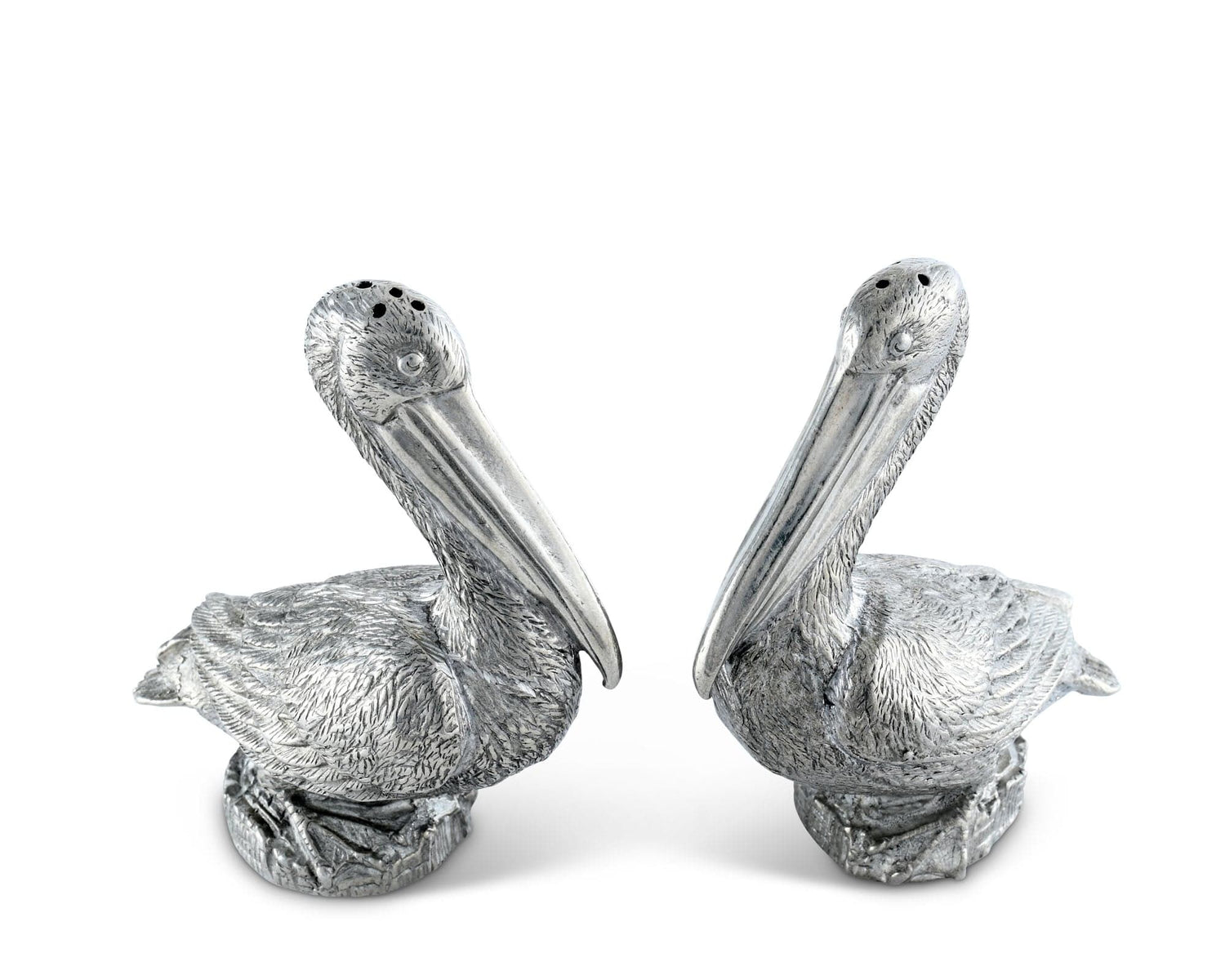 Pewter Pelicans Salt &amp; Pepper Set