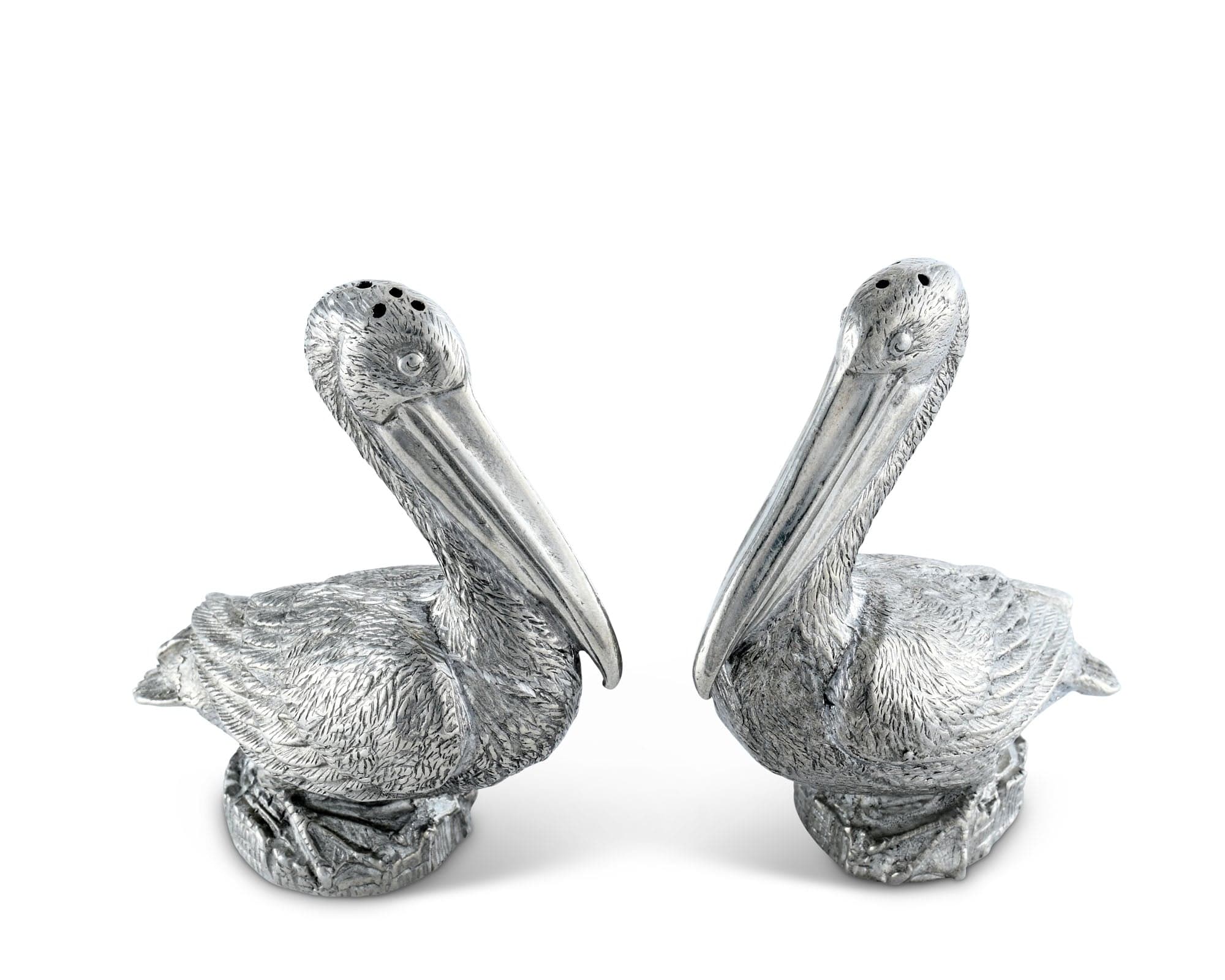 Pewter Pelicans Salt &amp; Pepper Set