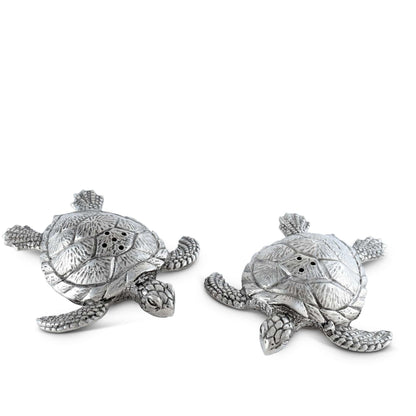 Pewter Sea Turtles Salt &amp; Pepper Set
