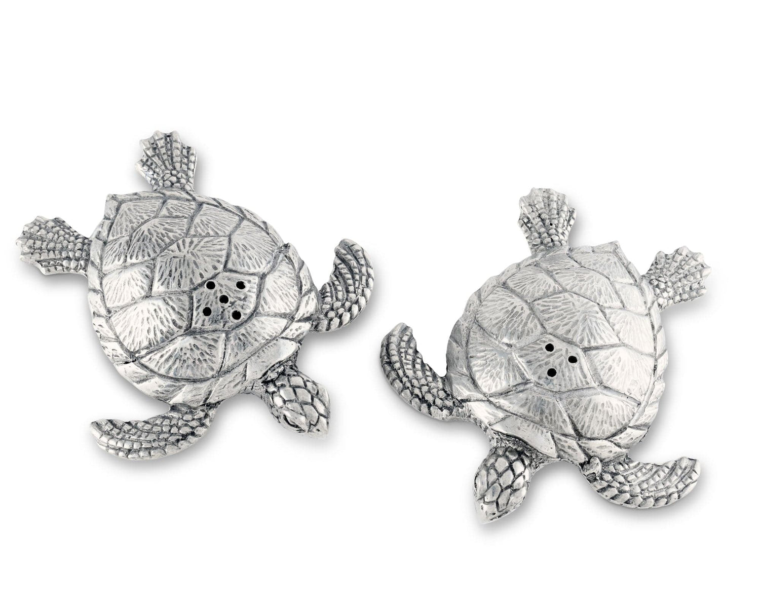 Pewter Sea Turtles Salt &amp; Pepper Set