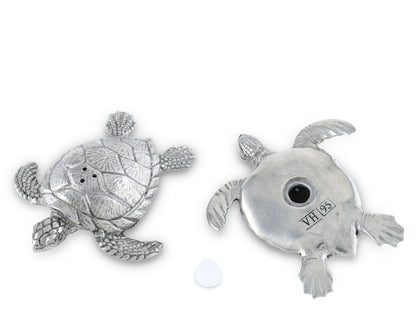Pewter Sea Turtles Salt &amp; Pepper Set