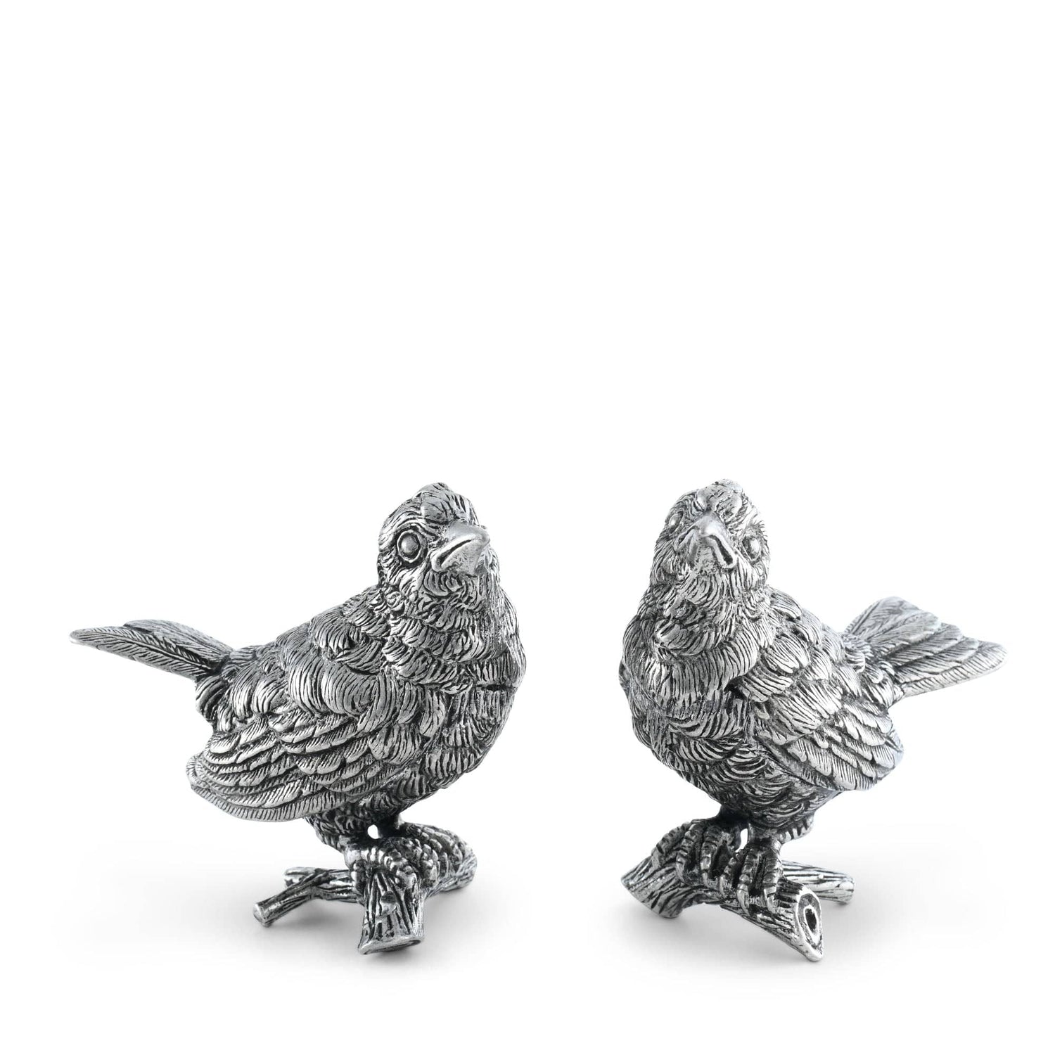 Pewter Song Birds Salt &amp; Pepper Set