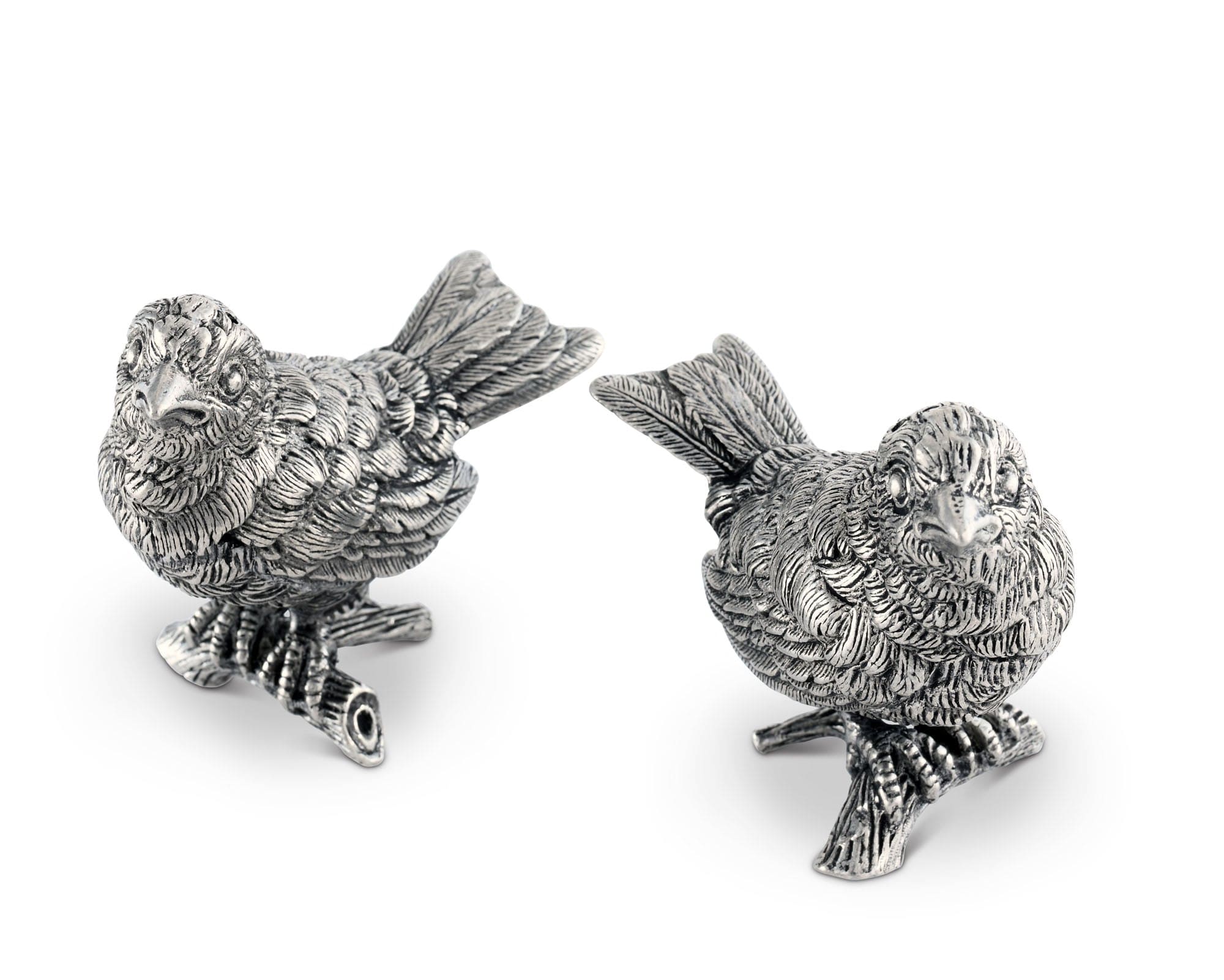 Pewter Song Birds Salt &amp; Pepper Set