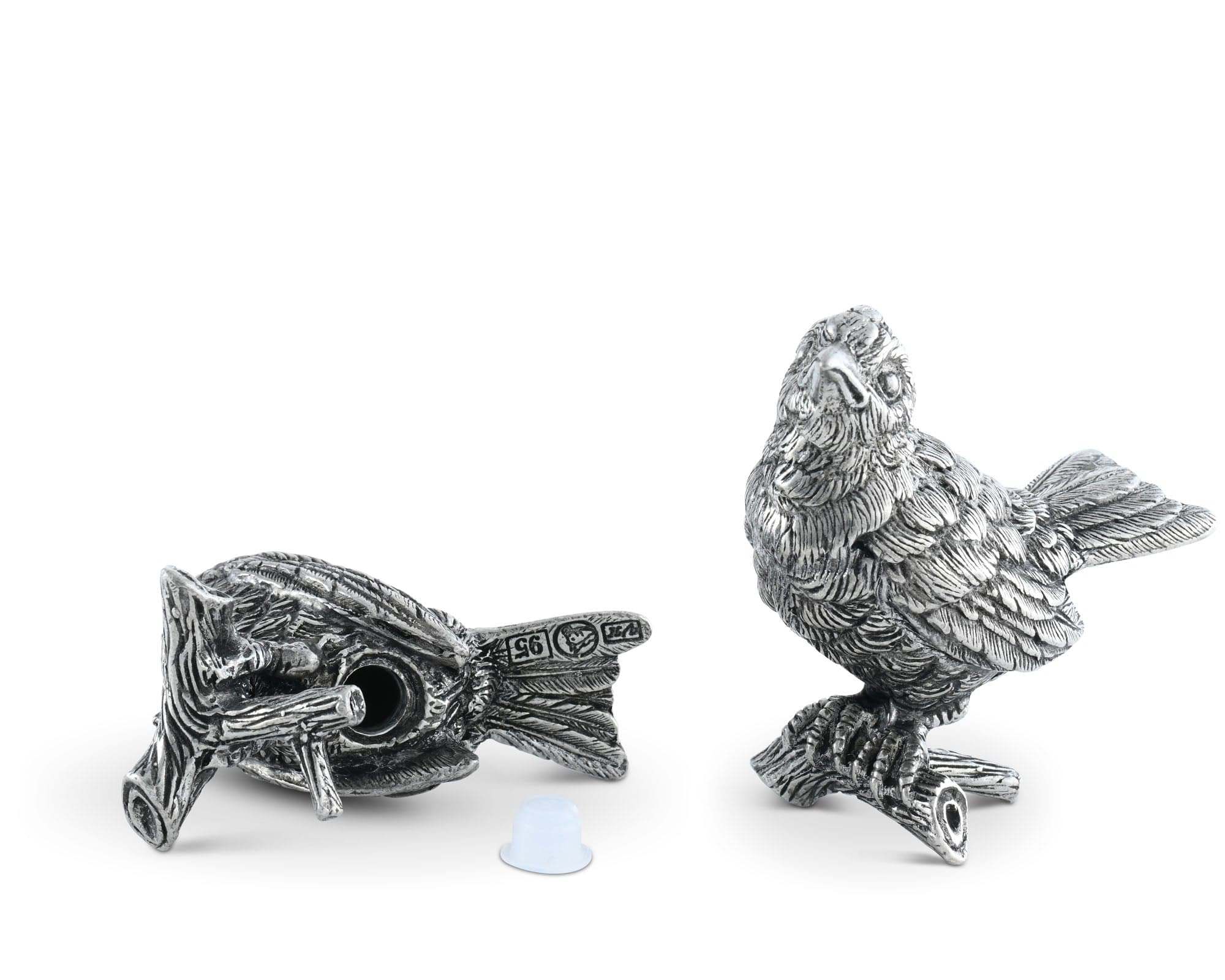 Pewter Song Birds Salt &amp; Pepper Set