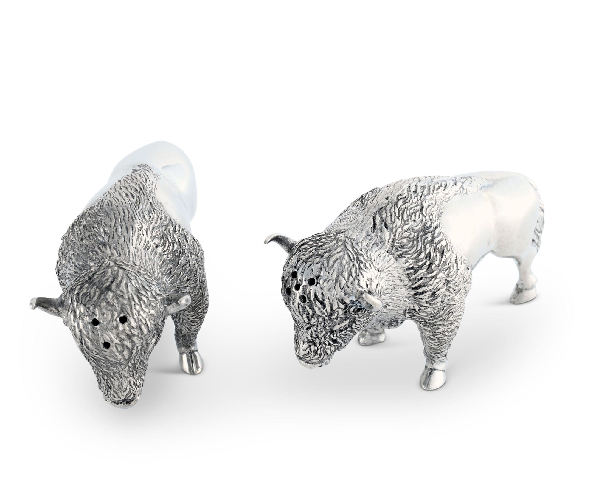Pewter Bison Salt &amp; Pepper Set