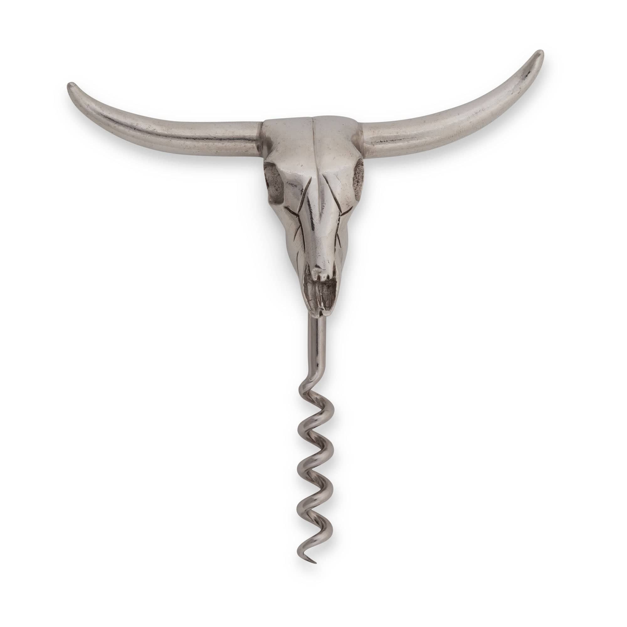 Vagabond House Western Frontier Cow Skull Wine Pull - Thumbnail 2