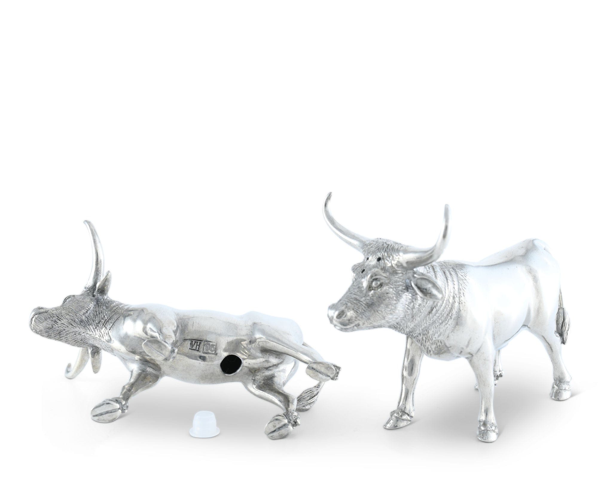 Pewter Steers Salt &amp; Pepper Set