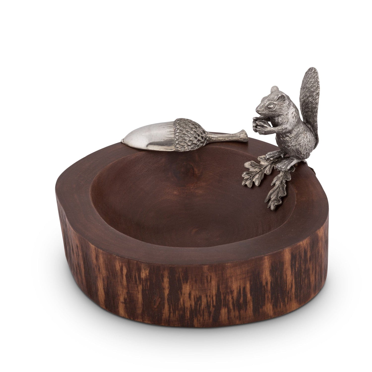 Standing Squirrel Nut Bowl &amp; Scoop
