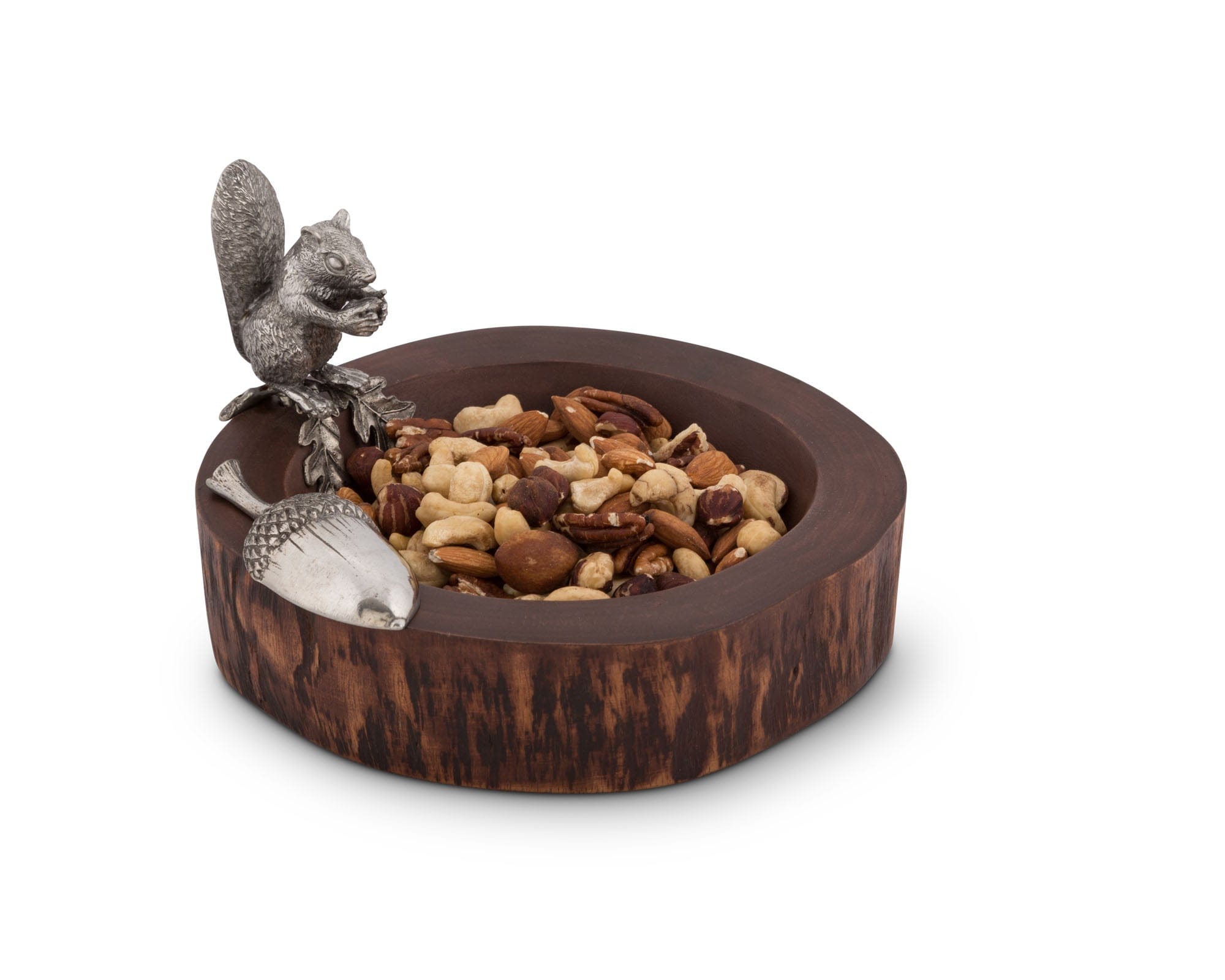 Standing Squirrel Nut Bowl &amp; Scoop
