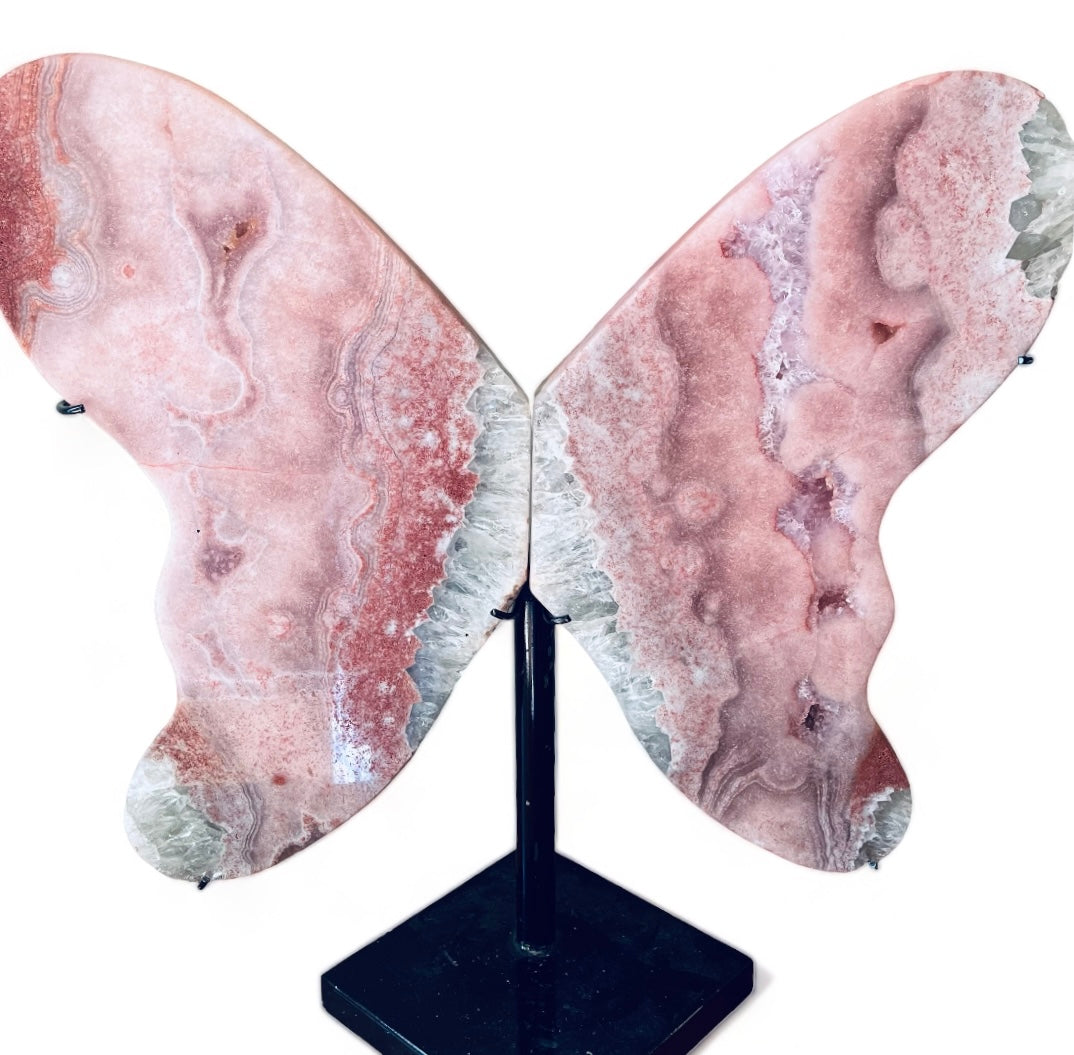 Large Pink Amethyst Wings