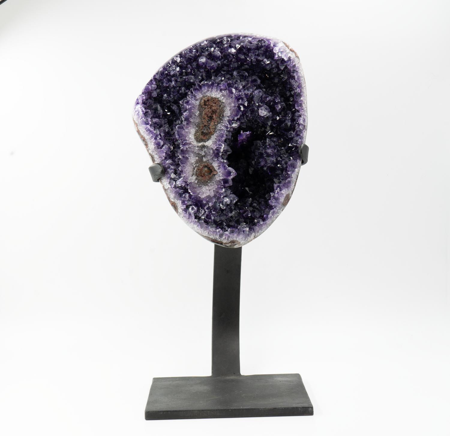 Amethyst with Stalactite Eye 15.5&quot; x 7.5&quot;