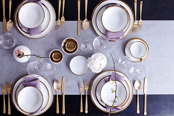 Dauville 3-Piece Service for 1 - Gold