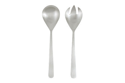 Oslo Salad Servers in Stainless Steel