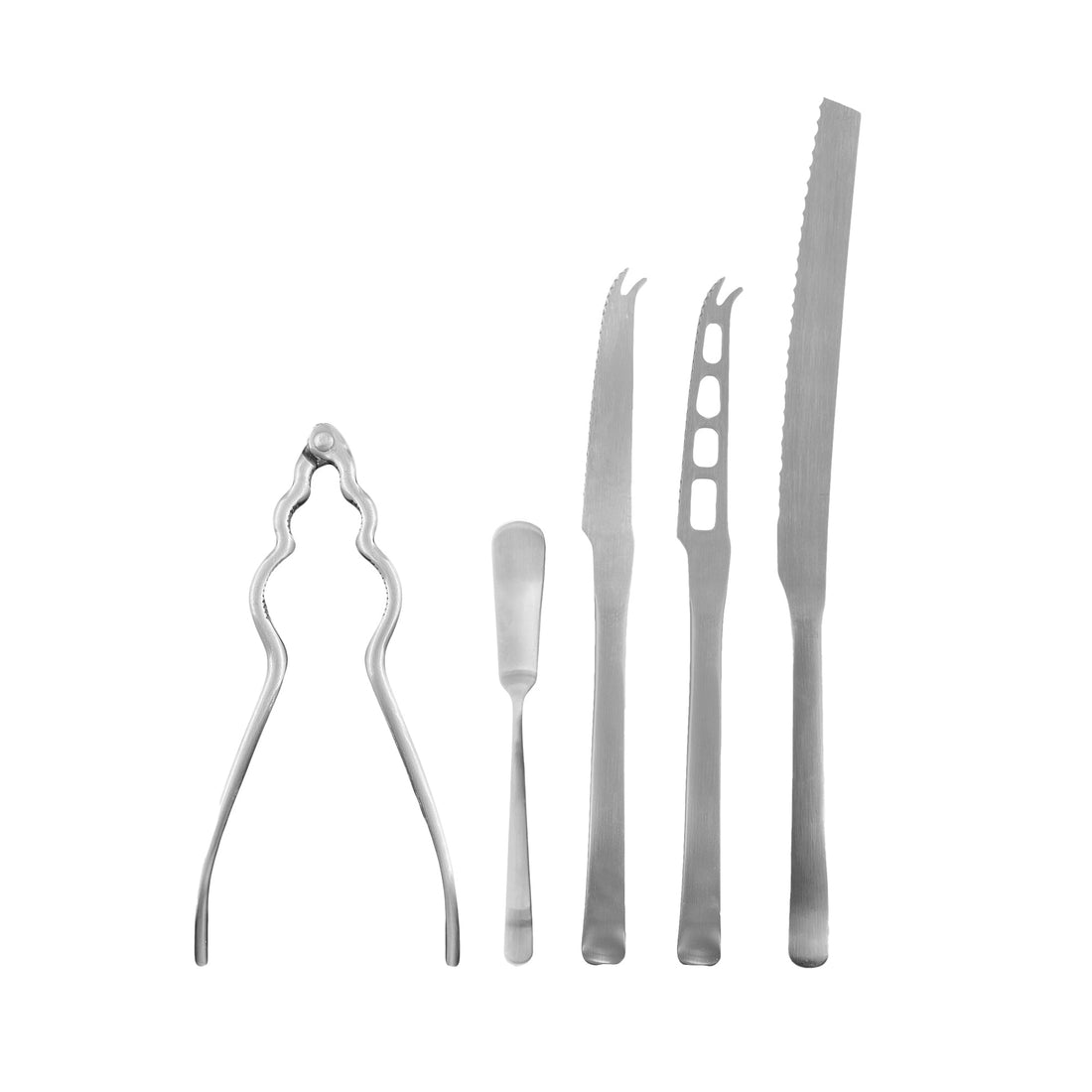 Canvas Classic 5-Piece Appetizer Gift Set in Brushed Stainless Steel