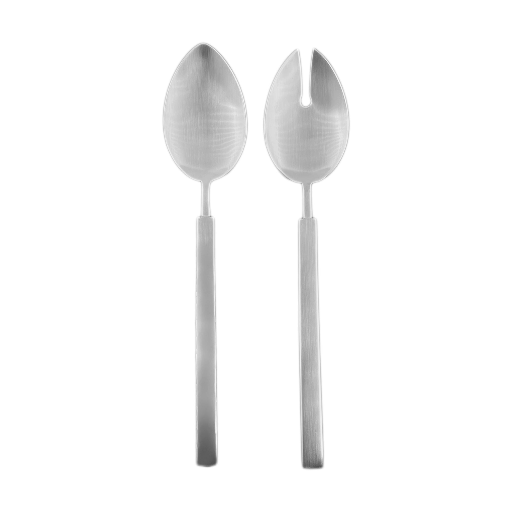 Hvar 2-Piece Salad Server Set in Brushed Stainless Steel