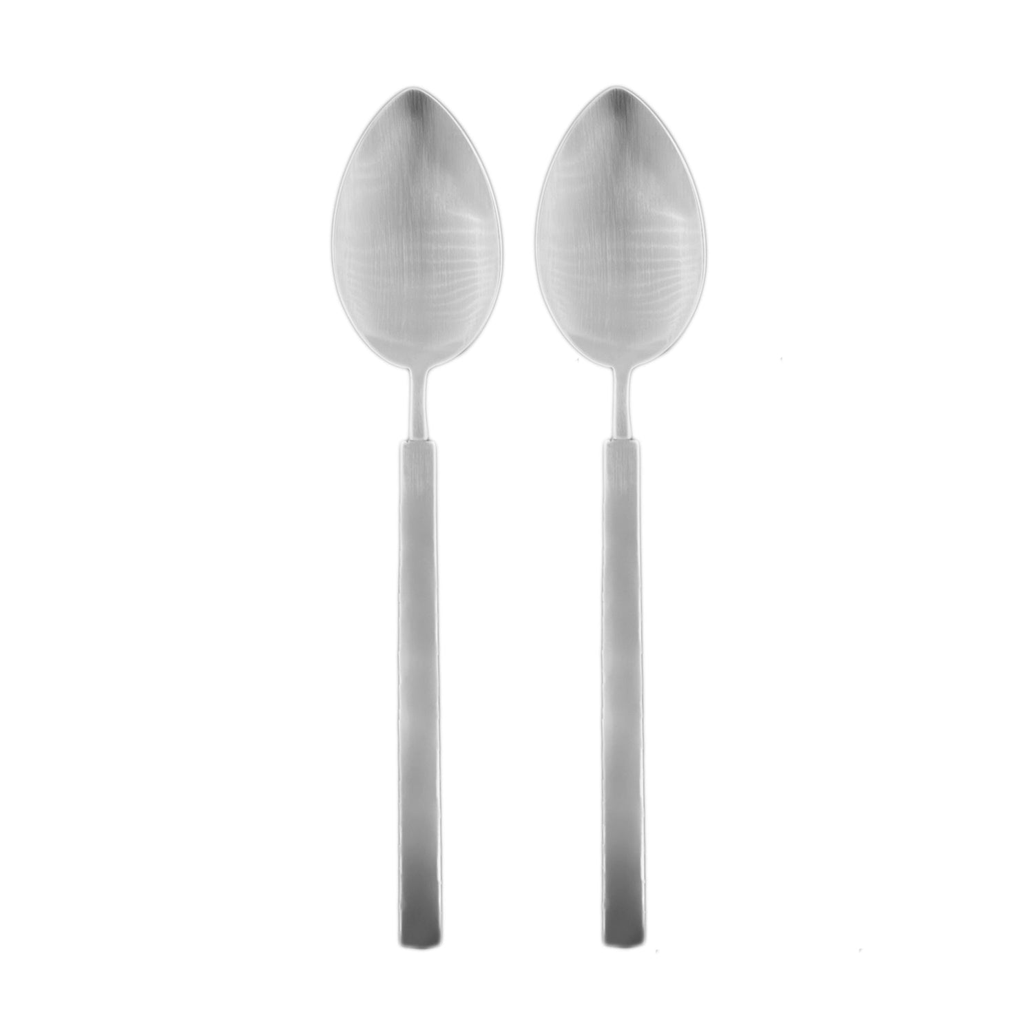 Hvar 2-Piece Serving Spoon Set in Brushed Stainless Steel