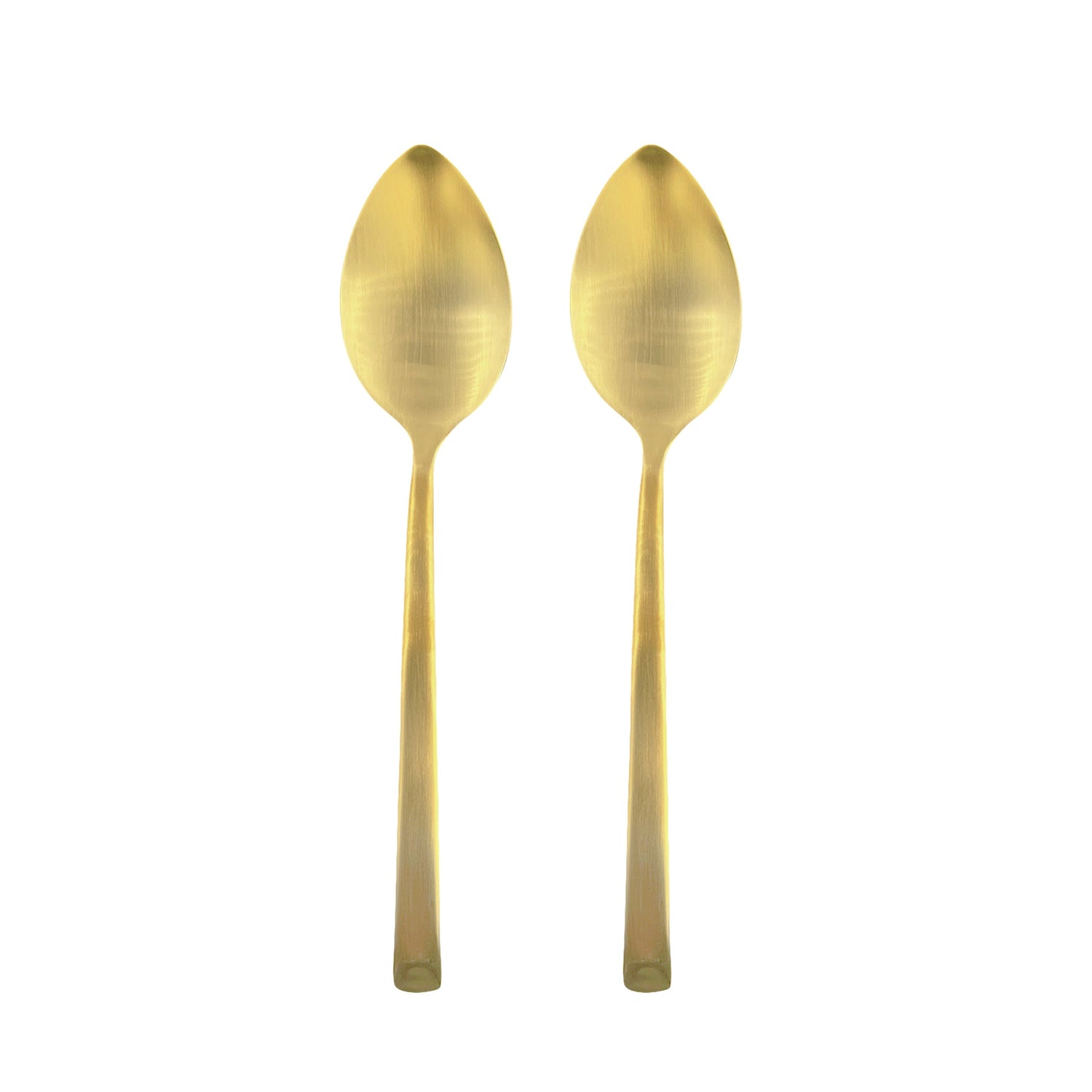 Ellsworth 2-Piece Serving Spoon Set in Matte Gold