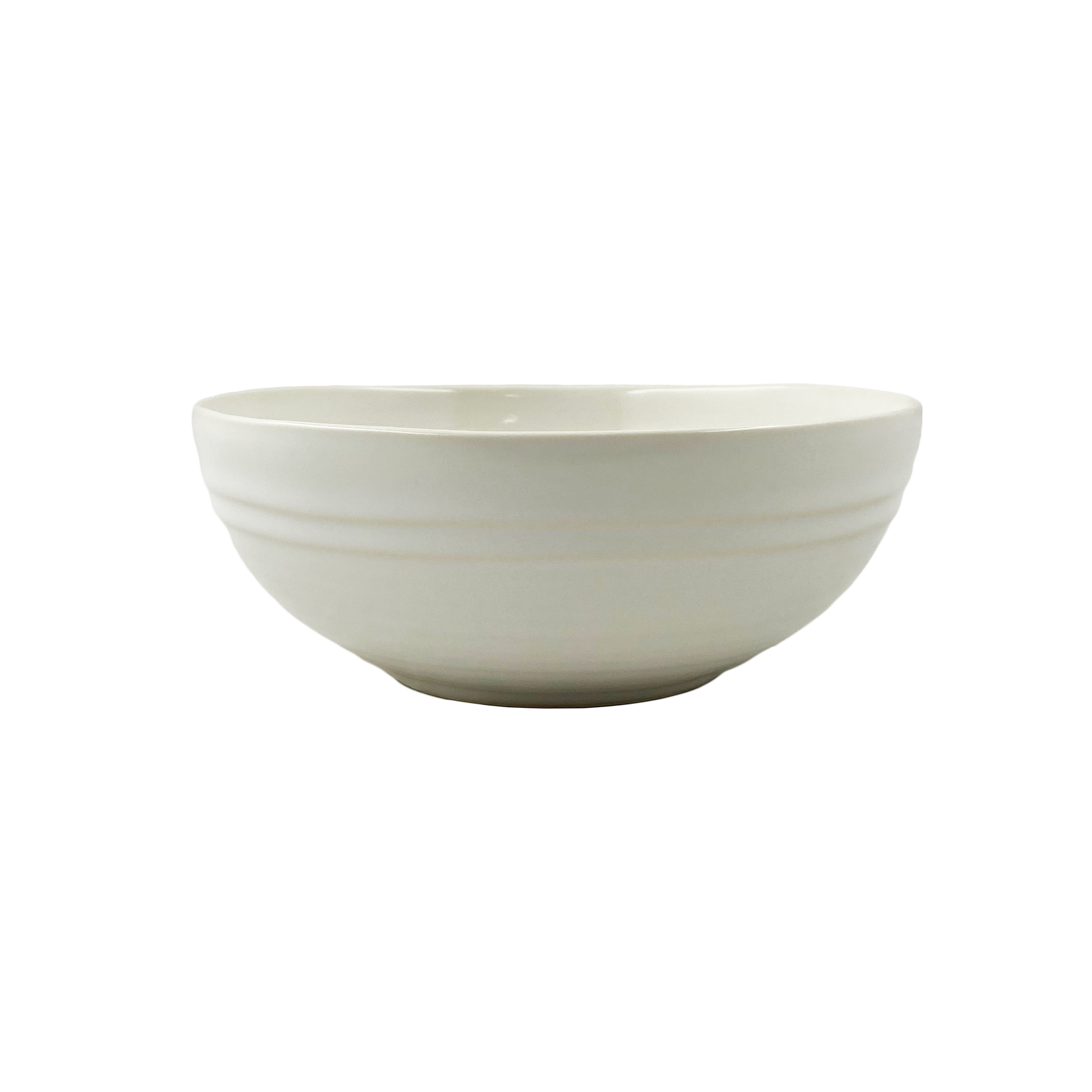 Lines Cereal Bowl - White/White - Set of 4