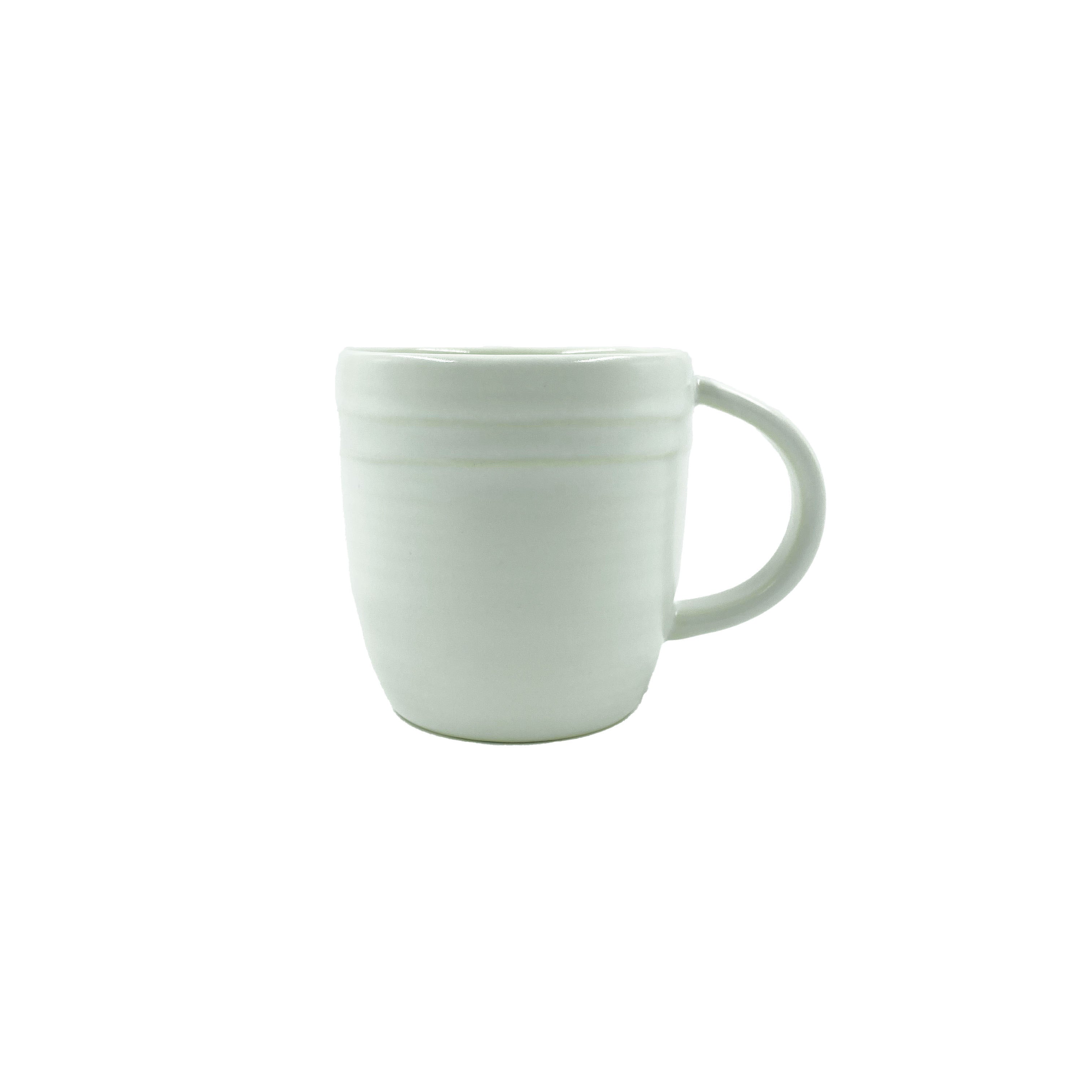 Lines Mug - White/White - Set of 4