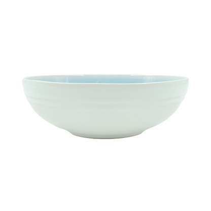 Lines Salad Bowl - White/Blue