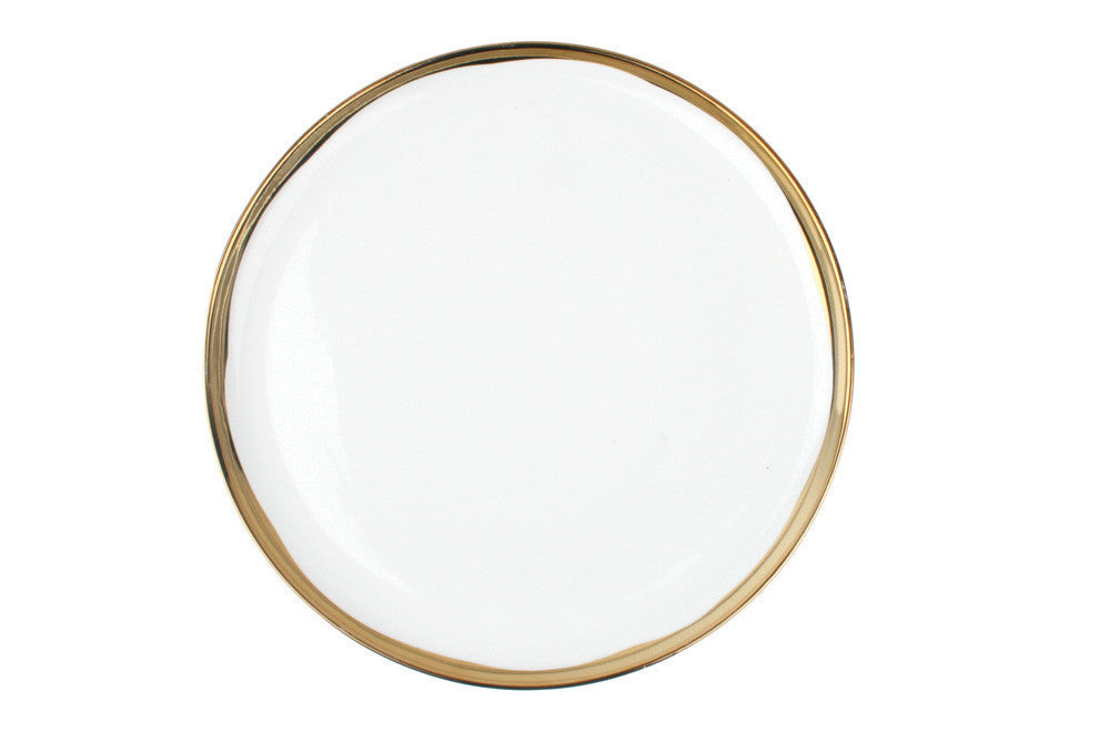 Dauville Dinner Plate in Gold - Set of 4