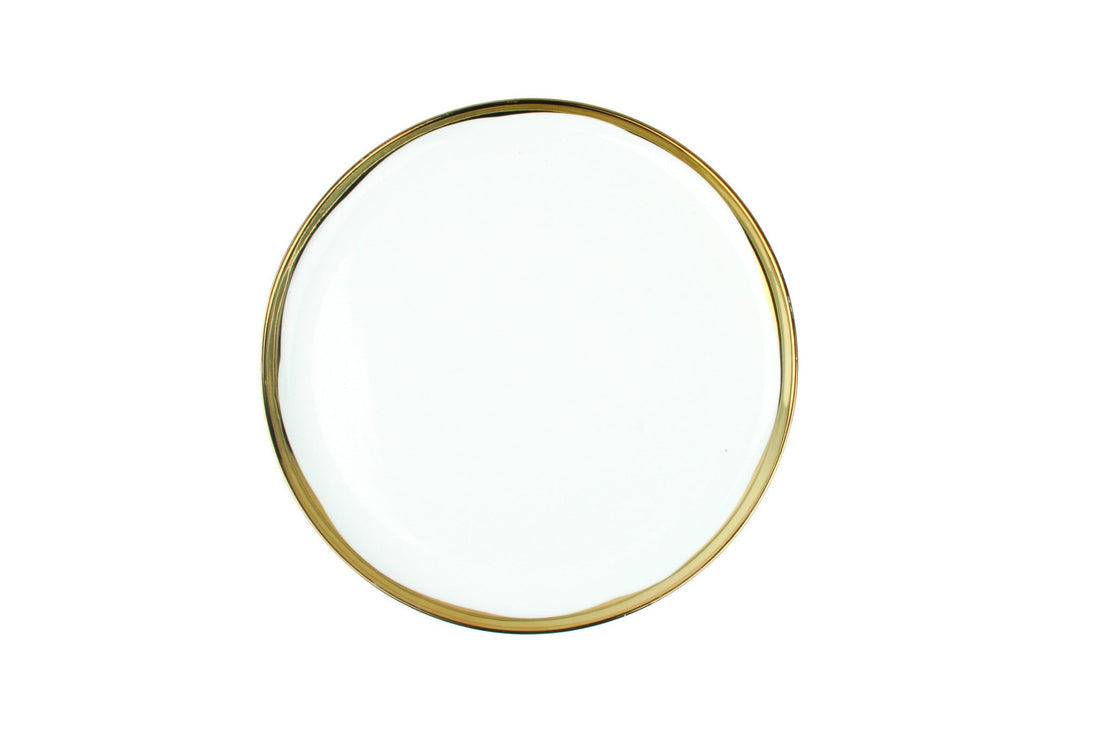 Dauville Salad Plate in Gold - Set of 4