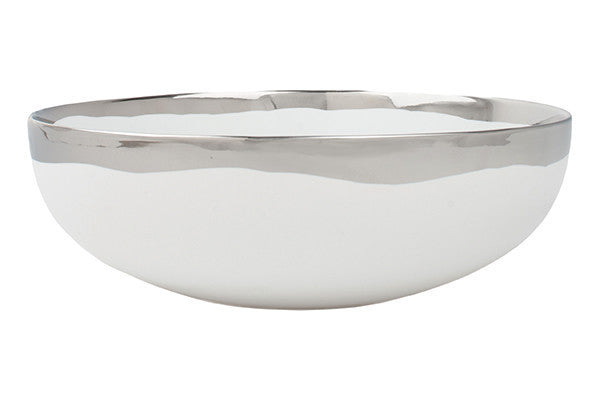 Dauville Serving Bowl in Platinum
