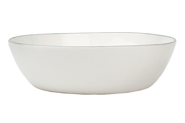 Abbesses Pasta Bowl Grey Rim - Set of 4