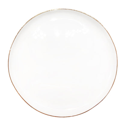 Abbesses Medium Plate Gold Rim - Set of 4