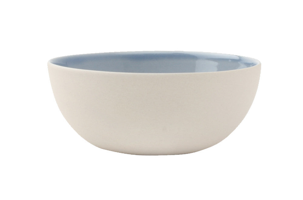 Shell Bisque Small Bowl Blue - Set of 4